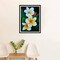 5D Diamond Painting Flower Plumeria Full Drill by Number Kits-30x40cm(12x16inch)